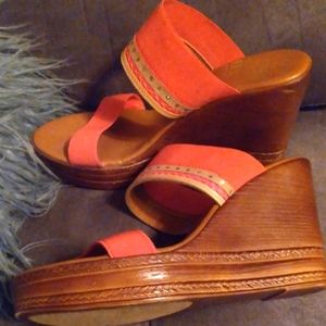 Italian Shoemakers Wedge Sandal